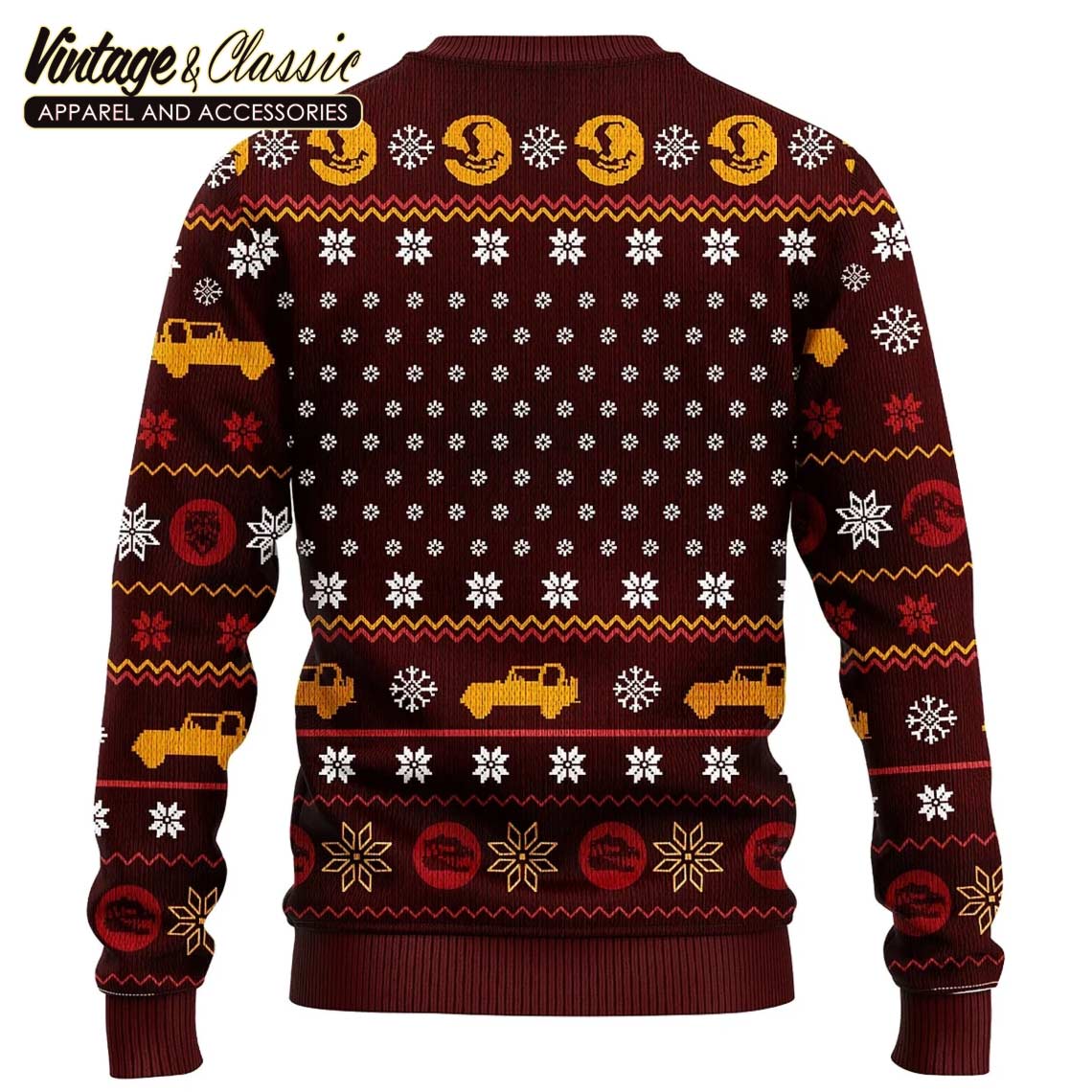 skruenøgle Blank Adgang Jurassic Park Ugly Christmas Sweater Sweatshirt - High-Quality Printed Brand