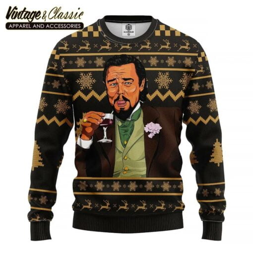Leonardo DiCaprio Funny Ugly Christmas Sweater Sweatshirt