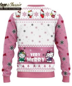 Merry Hello Kitty Cute Ugly Christmas Sweater Sweatshirt