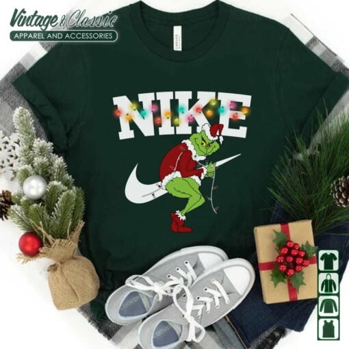 Nike Grinch Christmas Snow Shirt