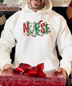 Nurse Christmas Shirt Christmas Nursing School Hoodie 2
