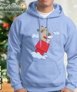 Peanuts Snoopy the Red Baron at Christmas Shirt Hoodie