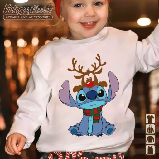 Reindeer Stitch Disney Christmas Shirt