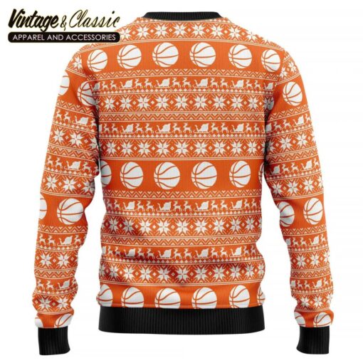 Santa Basketball Ugly Christmas Sweater Sweatshirt