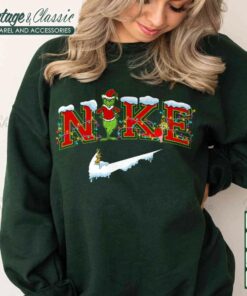 Santa Claus Nike Grinch Merry Xmas Party Shirt Sweatshirt