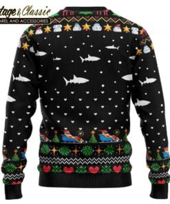 Santa Shark Ho Ho Ho Ugly Christmas Sweater Sweatshirt