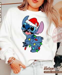 Santa Stitch Disney Christmas Sweatshirt