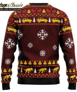 Santassic Park Christmas Ugly Christmas Sweater Xmas Sweatshirt