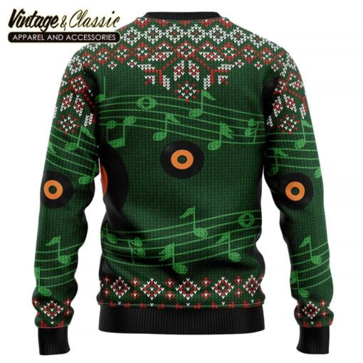 Satan Claus DJ Ugly Christmas Sweater, Xmas Sweatshirt