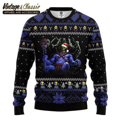Skeletor Ugly Christmas Sweater, Xmas Sweatshirt