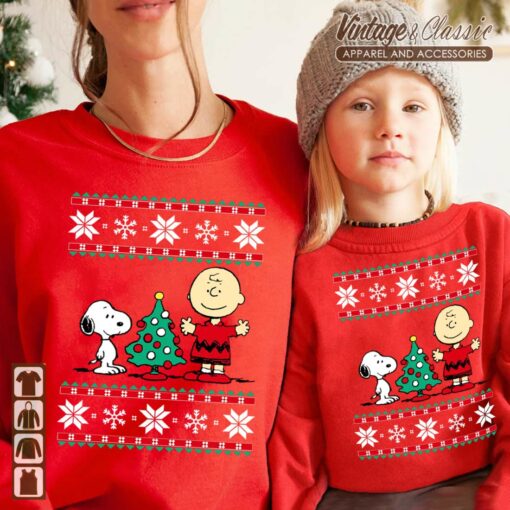 Snoopy And Charlie Brown Ugly Christmas Shirt