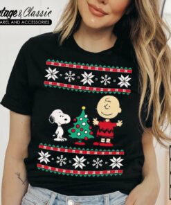 Snoopy Charlie Brown Christmas Sweater T shirt