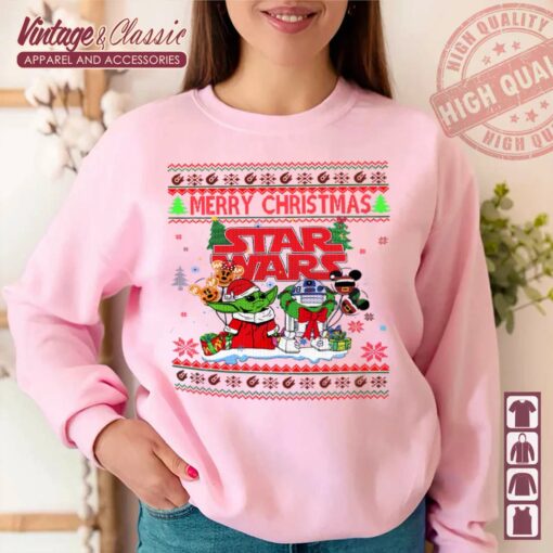 Star Wars Christmas Ugly Christmas, Baby Yoda Christmas Shirt