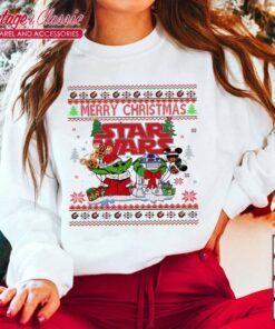 Star Wars Christmas Ugly Christmas Baby Yoda Christmas Sweatshirt