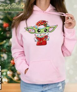 Star Wars Santa Baby Yoda Christmas Lights Sweatshirt