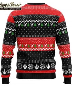 T Rex Santa Claws Christmas Ugly Christmas Sweater Sweatshirt
