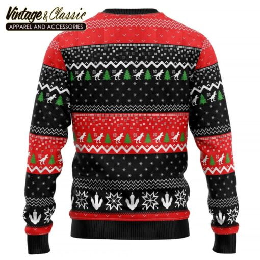 T-Rex Santa Claws Christmas Ugly Christmas Sweater Sweatshirt