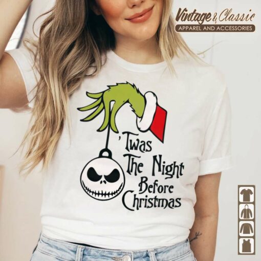 Twas The Night Before Christmas, Nightmare Before Christmas Shirt