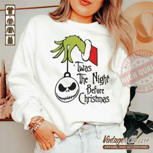 Twas The Night Before Christmas, Nightmare Before Christmas Shirt