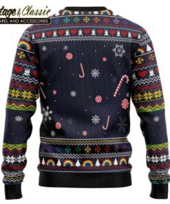 Unicorn Dab Ugly Christmas Sweater Xmas Sweatshirt