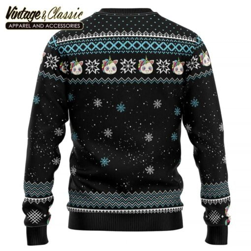 Unicorn Pew Pew Ugly Christmas Sweater Sweatshirt