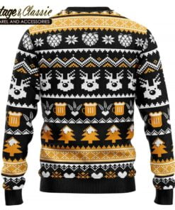 Wonderful Time For A Beer Ugly Christmas Sweater Xmas Sweatshirt