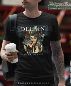 Delain Dark Waters 2022 Album Cover Art T shirt