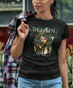 Delain Dark Waters 2022 Album Cover Art Women T shirt