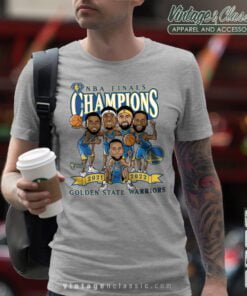 Golden State Warriors 2022 NBA Finals Champions Caricature T shirt