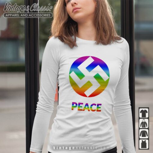 Kanye West YE Swastika Peace Shirt