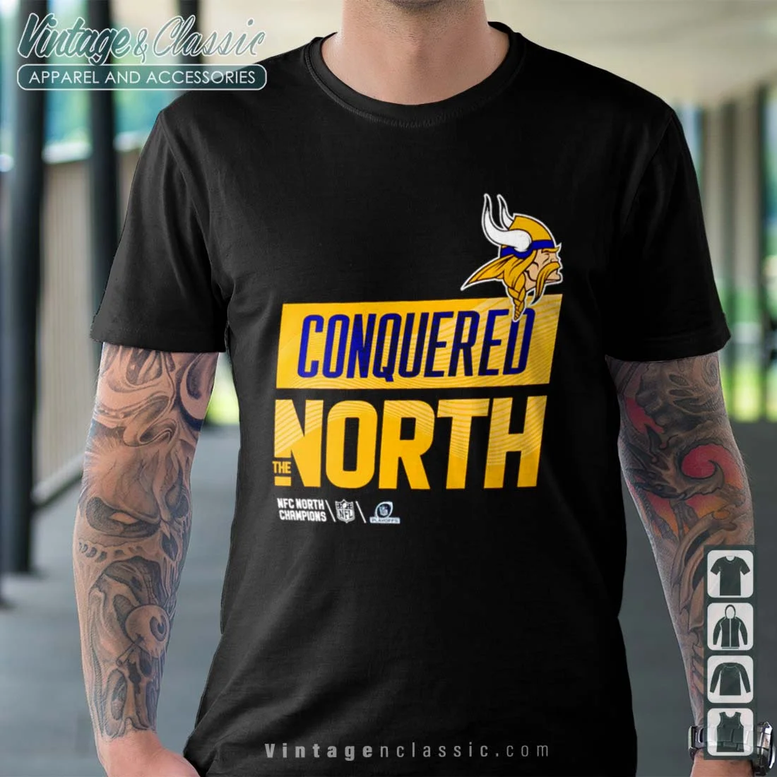 vikings conquer the north shirt