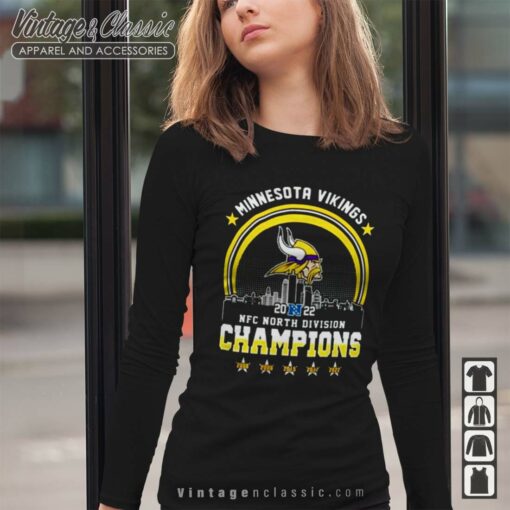 Minnesota Vikings Skylines Champions 2008-2022 Shirt