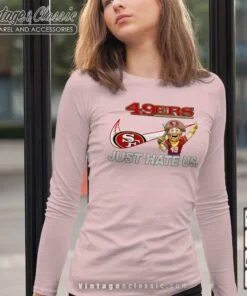 49Ers Just Hate Us Crewneck Sweatshirt - TeeHex