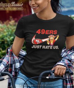 49Ers Just Hate Us Crewneck Sweatshirt - TeeHex