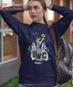 North Carolina Tar Heels UNC Wallpaper Sweatshirt Women