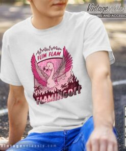 Flim Flam Flamingo Godzilla Tshirt