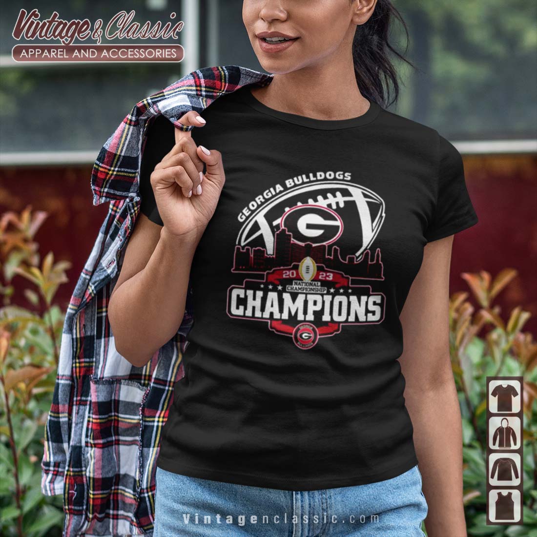 Georgia Bulldogs Skyline 2023 National Championship Champions Shirt ...