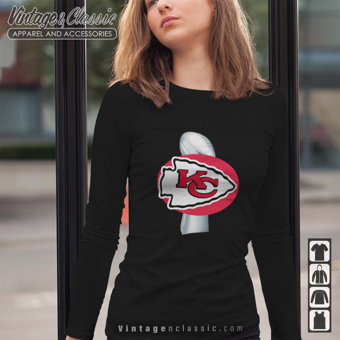 Nfl Kansas City Chiefs Women's Halftime Adjustment Long Sleeve