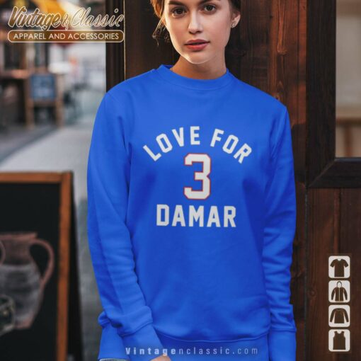 Love For 3 Damar Hamlin Shirt