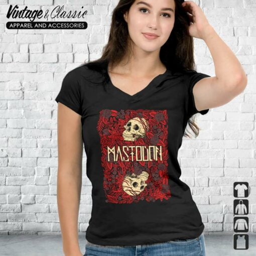 Mastodon Flower Skulls Shirt
