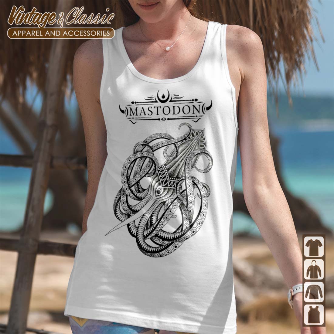 Mastodon Kraken Shirt - High-Quality Printed Brand