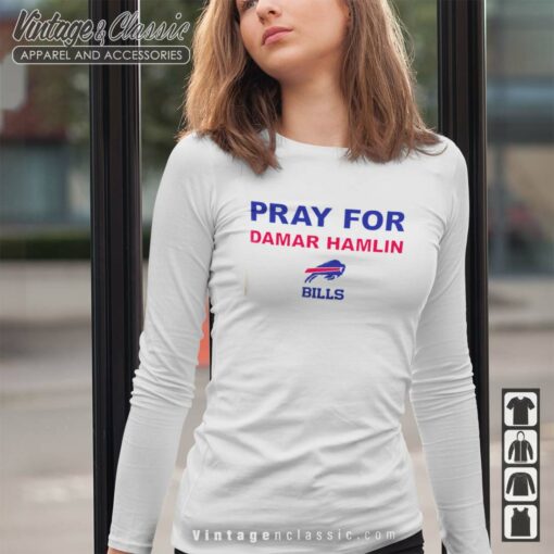 Pray For Damar Hamlin NFL Buffalo Bills Shirt