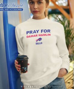 Pray For Damar Hamlin NFL Buffalo Bills Sweatshirt