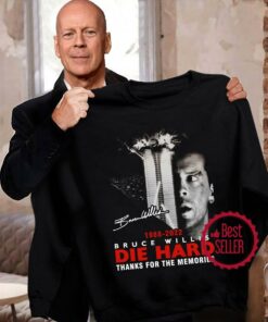 1988 2022 Bruce Willis Die Hard Thanks For The Memories shirt