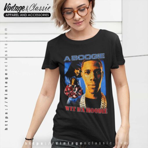 A Boogie Wit da Hoodie Collage Black T-Shirt