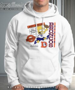 Awesome Bart Simpson Denver Broncos NFL Hoodie