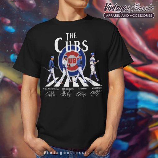Chicago Cubs Abbey Road Signatures Shirt