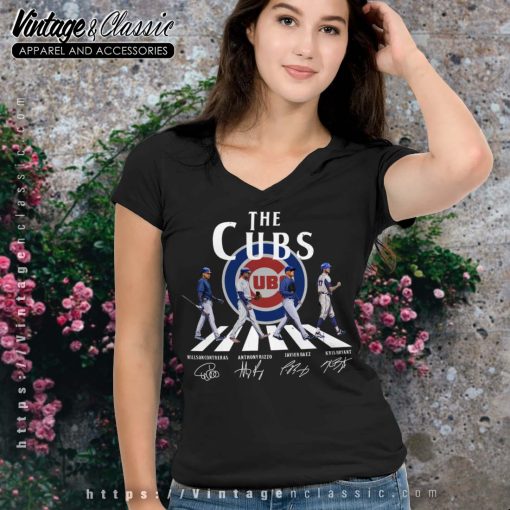 Chicago Cubs Abbey Road Signatures Shirt