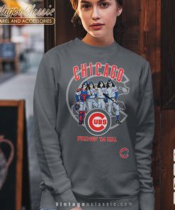 Chicago Cubs Kiss Dressed To Kill Sweatshirt