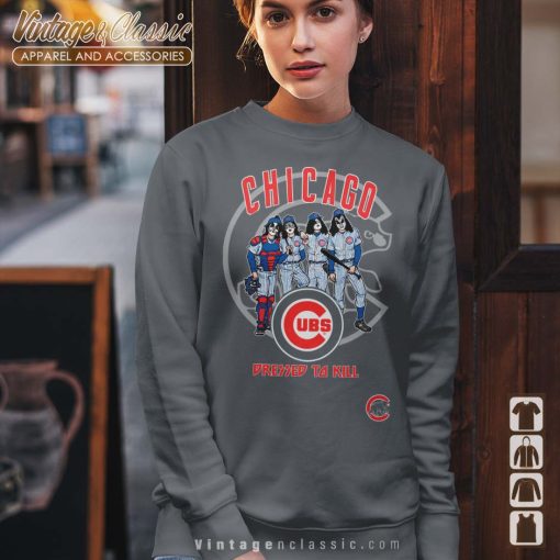Chicago Cubs Kiss Dressed To Kill Shirt